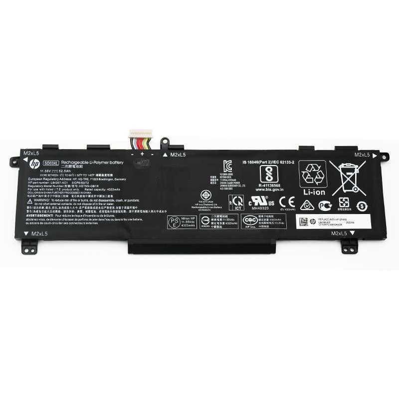 Акумулятор для ноутбука HP SD03XL/HSTNN-OB1R/L84357-AC1/L84394-005/11/55 V/52/5 Wh/4323 mAh