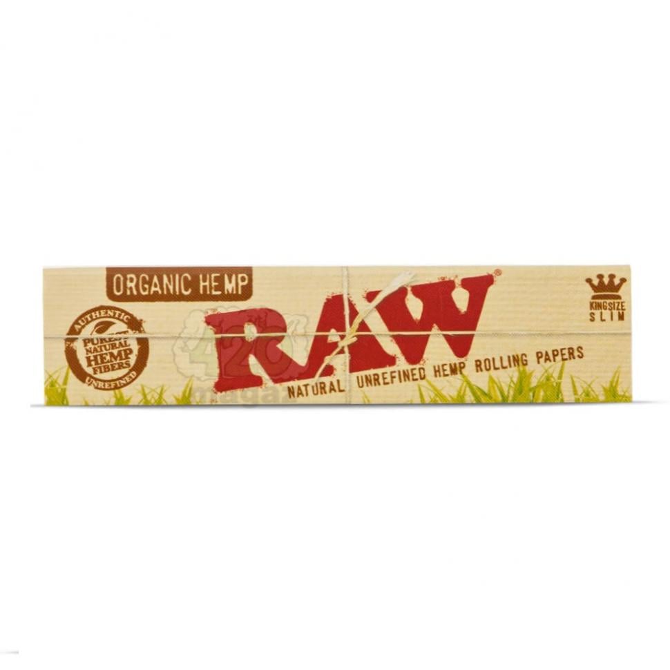 Папір для самокруток RAW Organic King Size Hemp