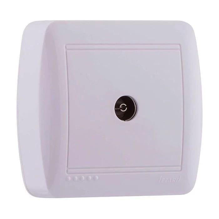 Розетка телевізійна крайова Demet Lezard (6355)