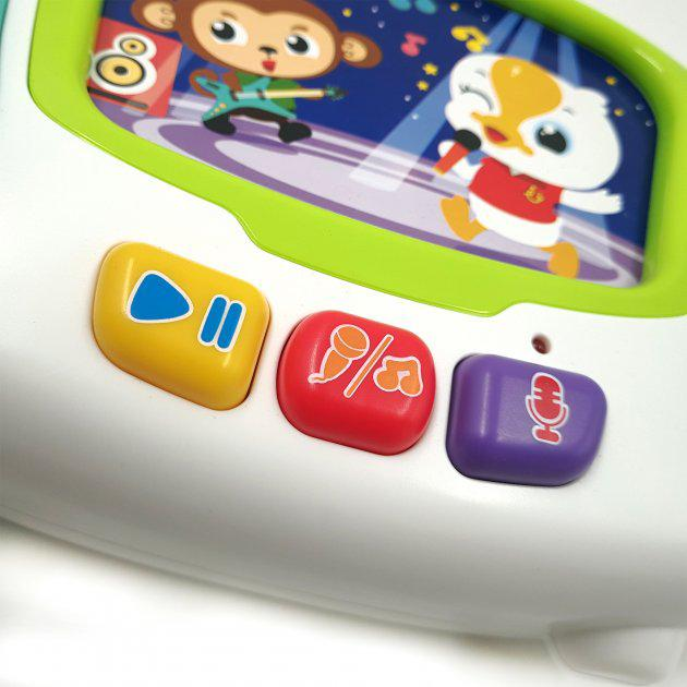 Дитяче караоке 3138/12/2 підсвічування/4 музичні картки/мікрофон (25604938) - фото 4