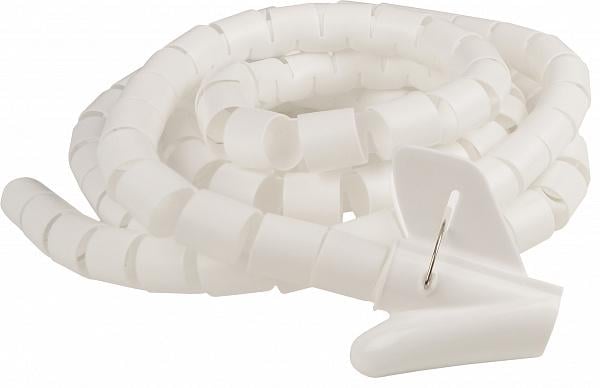 Органайзер гнучкий з кліпсою АСКО-УКРЕМ WCT-22 ø22 мм для кабелю 3 м Білий (A0150070025)