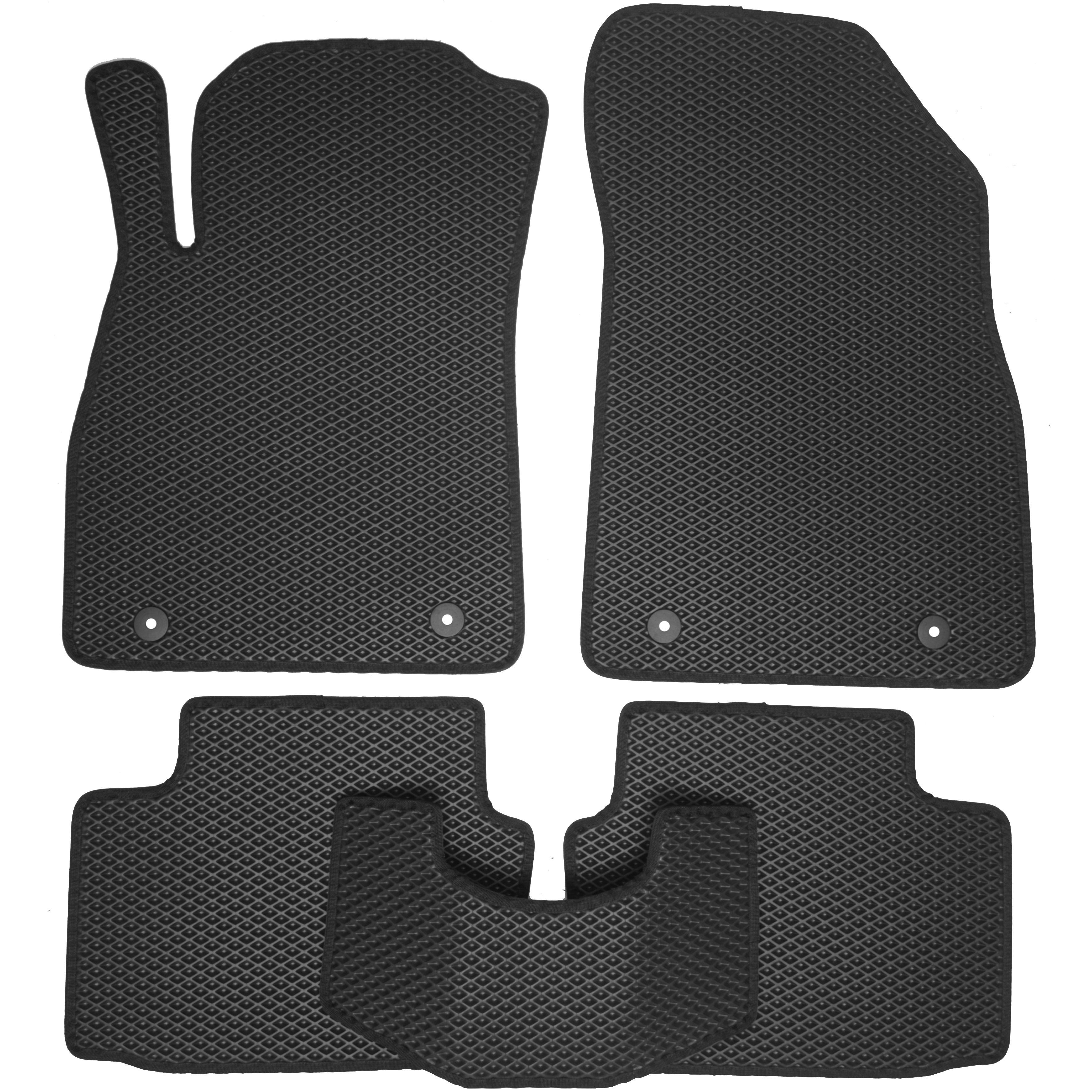 Коврики в салон для Chevrolet Malibu '12- EVA-полимерные Черный Коврики в салон для Chevrolet Malibu '12- EVA-полимерные Черный