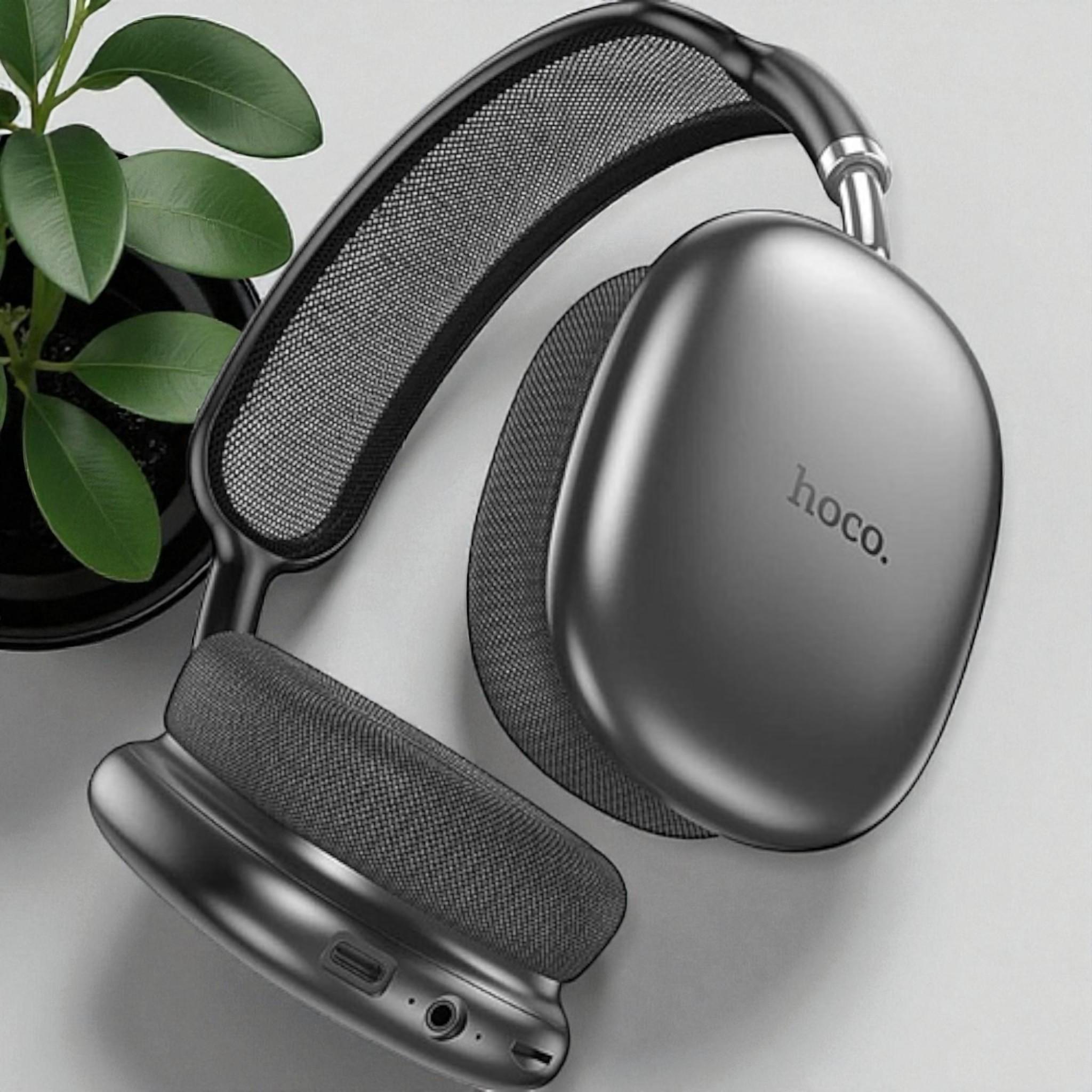 Навушники бездротові Hoco W55 Pleasing Deep Space накладні Grey (30626425) - фото 3