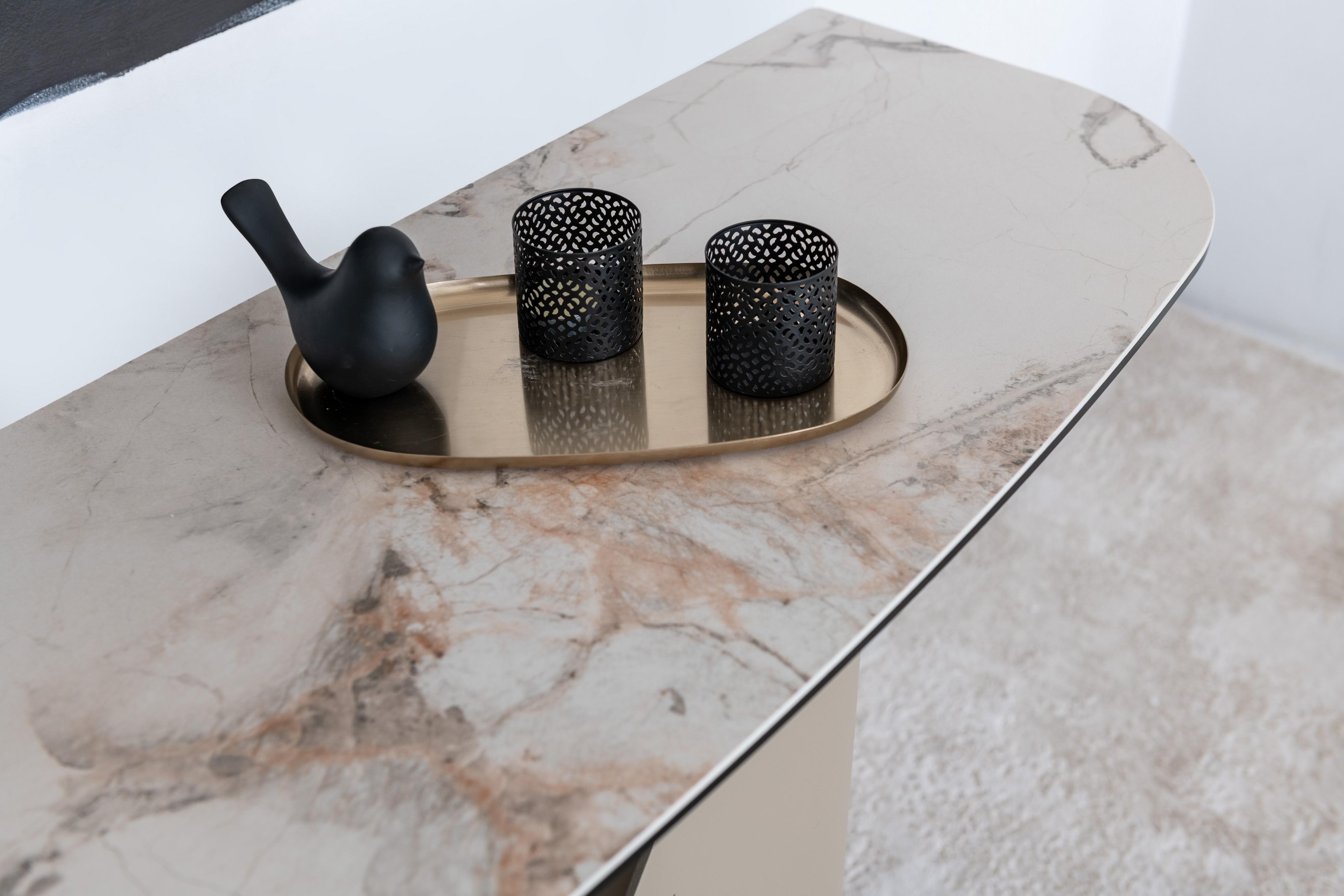 Консоль Кристиано Vetro 1200х400х760 мм Аврора голд/Бежевый - фото 10 Консоль Кристиано Vetro 1200х400х760 мм Аврора голд/Бежевый - фото 10