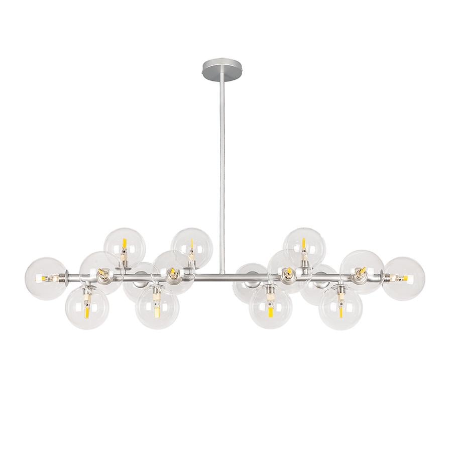 Люстра стельова молекула 7841020-16 GAB/CL S Срібний/Прозорий - фото 1 Люстра стельова молекула 7841020-16 GAB/CL S Срібний/Прозорий - фото 1