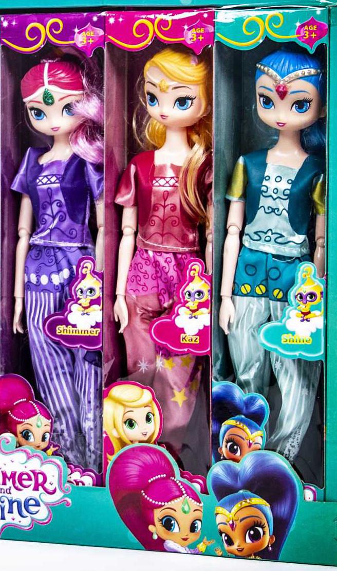 Набір ляльок Dabitoy Shimmer and Shine S1875 3 шт.