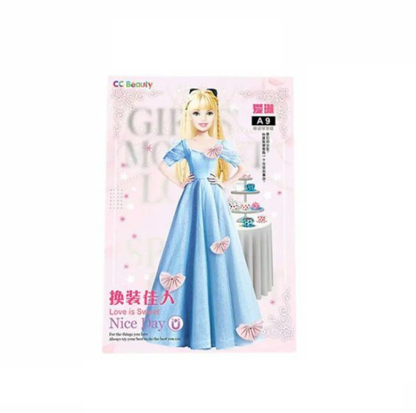 Кукла бумажная магнитная с одеждой для детей от 3 лет (C00362-1)