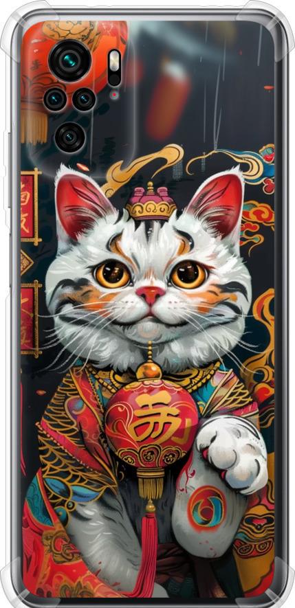 Чехол на Xiaomi Redmi Note 10 China Cat v2 (6135sp-2277-42517)