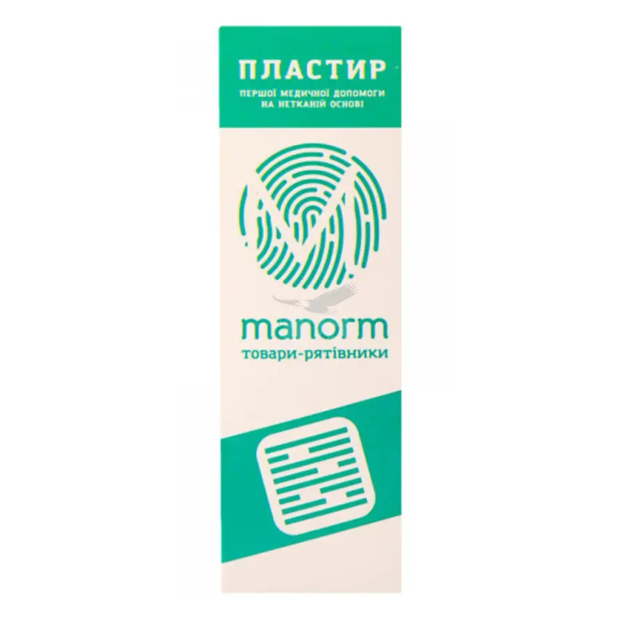 Пластырь на нетканой основе Manorm 10 шт. (3517)