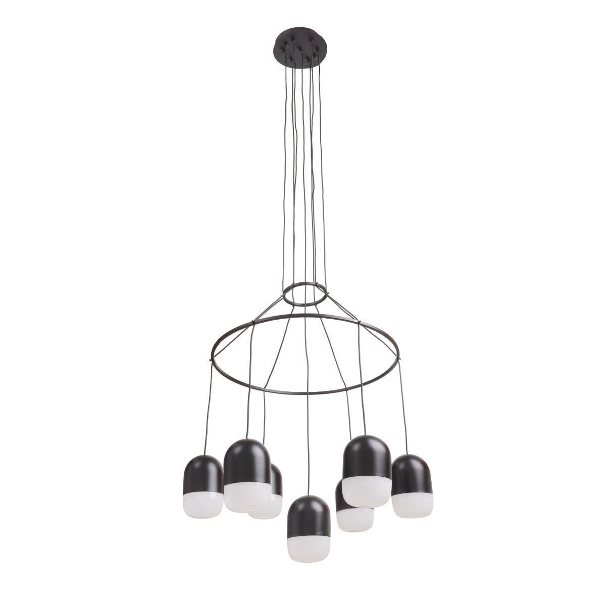 Люстра светодиодная подвесная 49W NW BK (BR-01 674S/7)