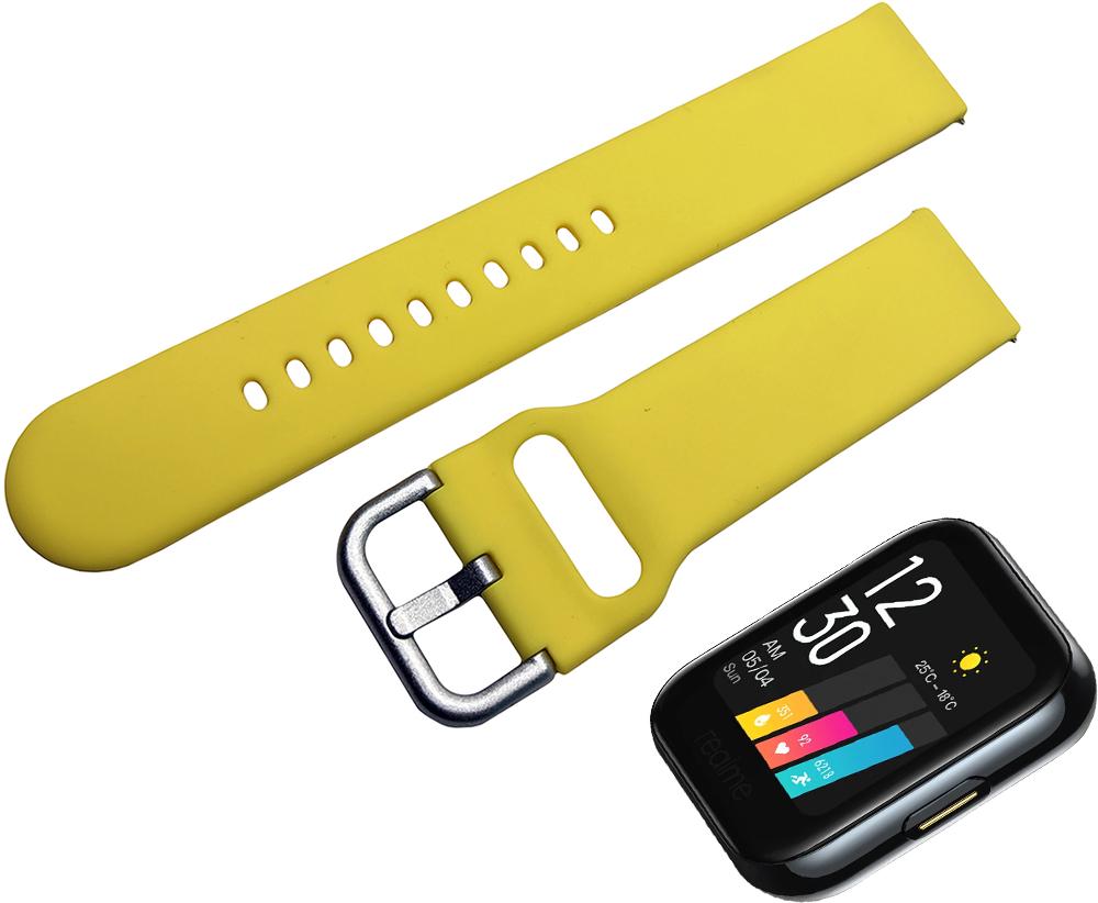 Ремешок Matte Style для Realme Watch Yellow (19747) - фото 2 Ремешок Matte Style для Realme Watch Yellow (19747) - фото 2