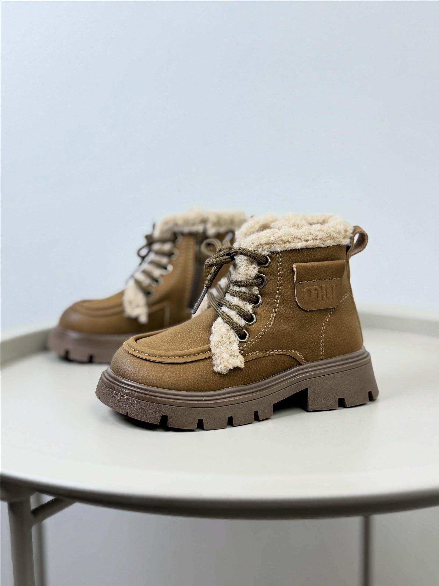 Черевики дитячі зимові 1666 р. 26 Бежевий (30584204)