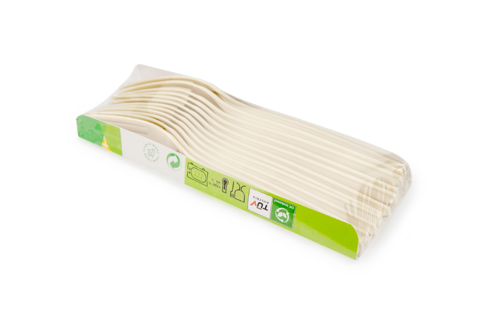 Вилка столовая из кукурузного крахмала 200 шт.