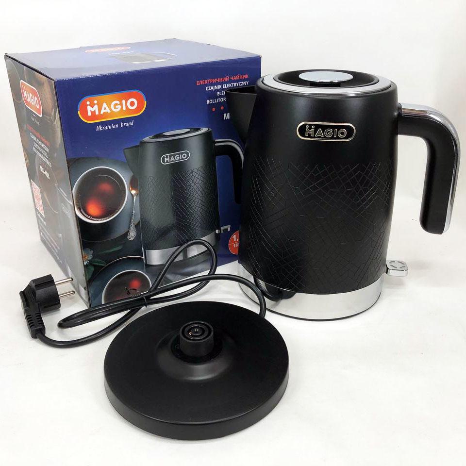 Электрочайник Magio MG-493 1,7 л Черный (338701) - фото 4 Электрочайник Magio MG-493 1,7 л Черный (338701) - фото 4