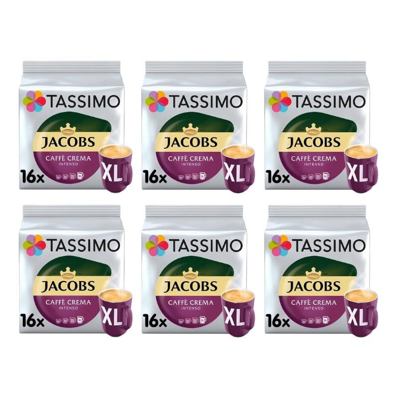 Набор кофе в капсулах Jacobs Tassimo Caffe Crema Intenso XL 96 капсул