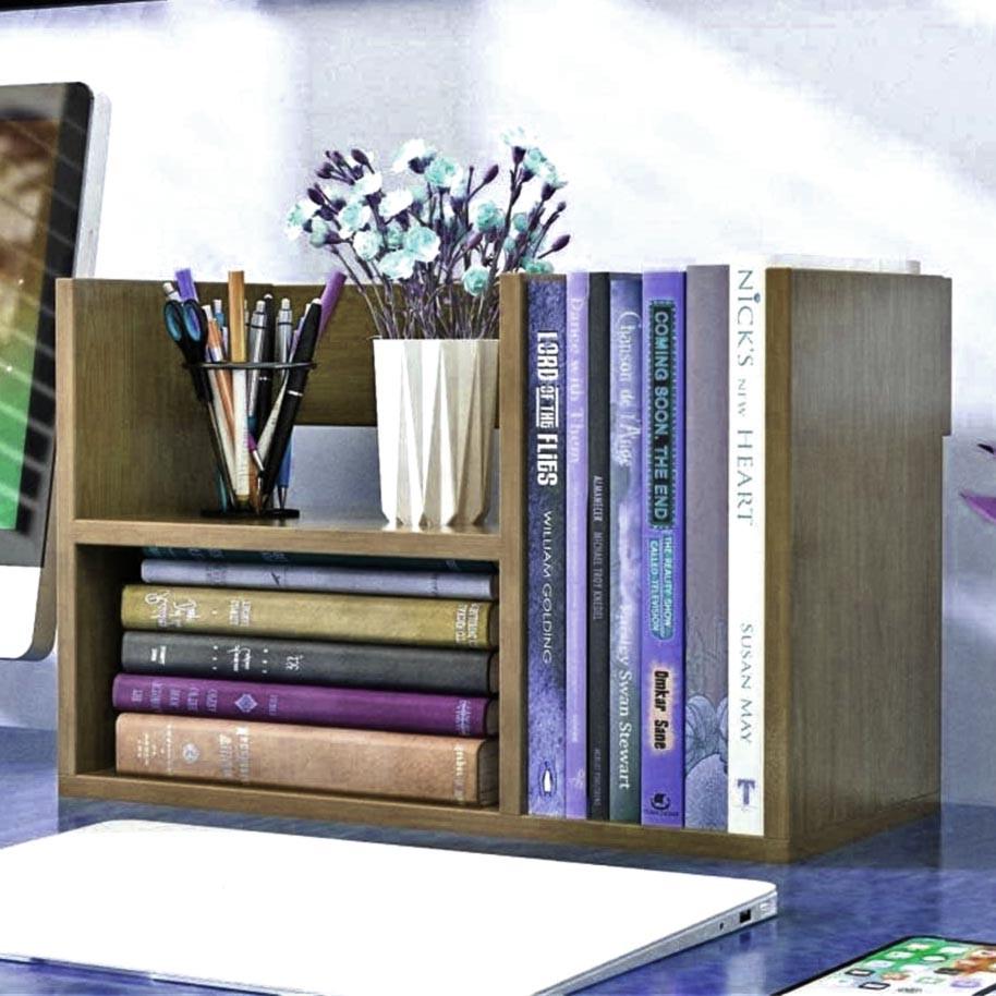 Полиця книжкова настільна з дерева Варіяно Палісандр (КПА-016602)