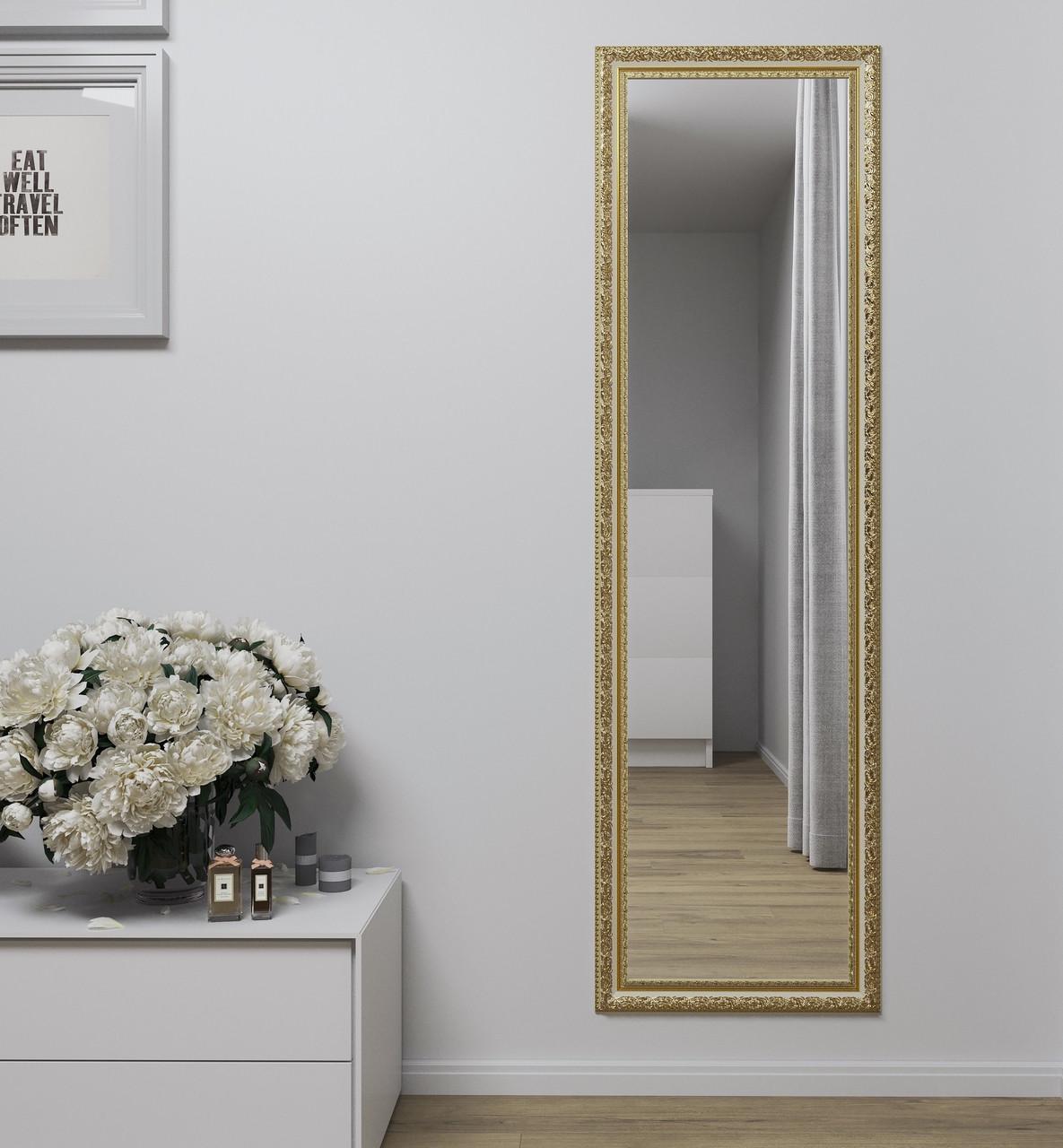 Зеркало Black Mirror в полный рост 170х50 Золото (5826А-35)