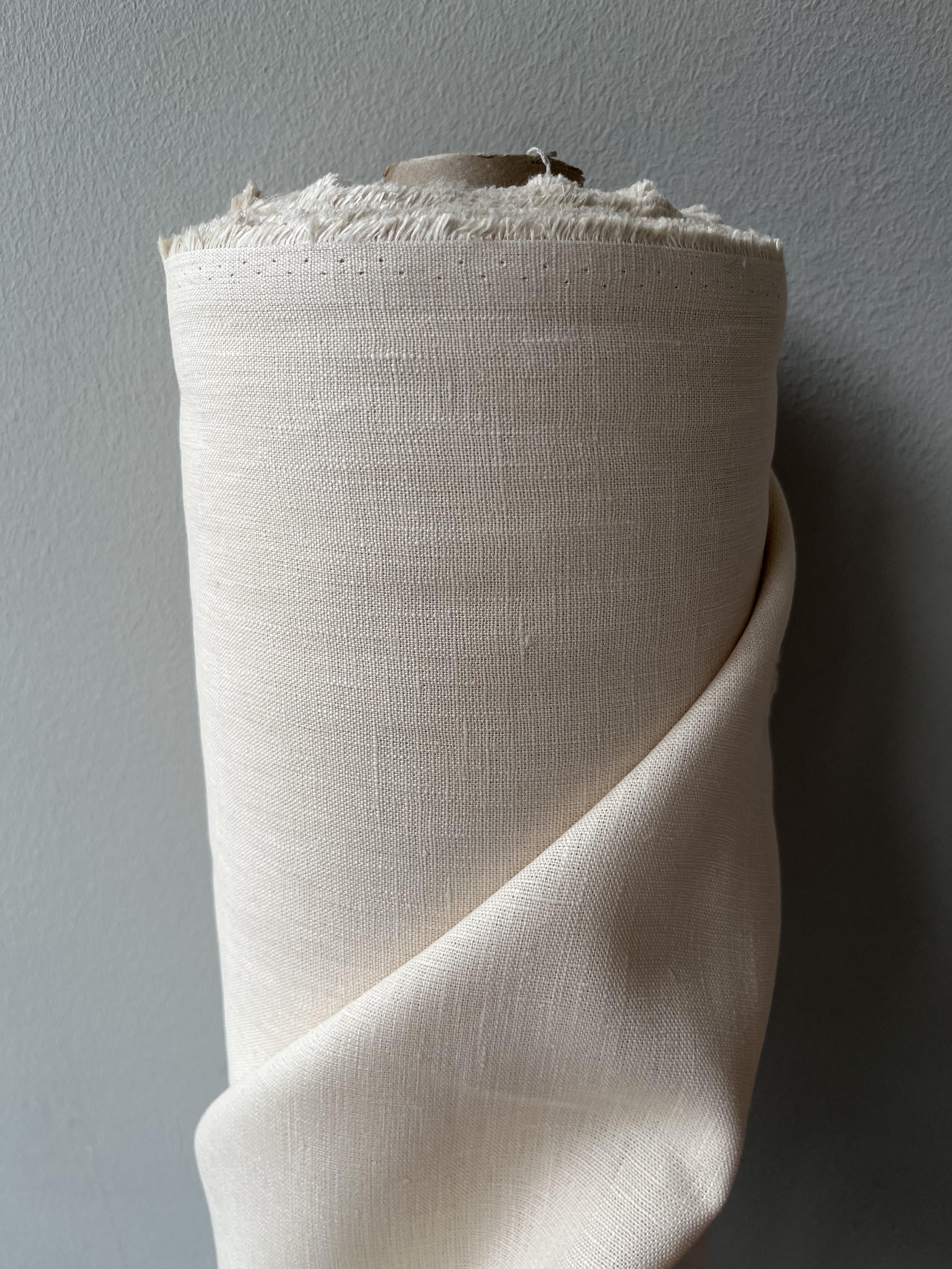 Ткань скатертная Linen Plus 100% лен 143 см 1656 Бежевый