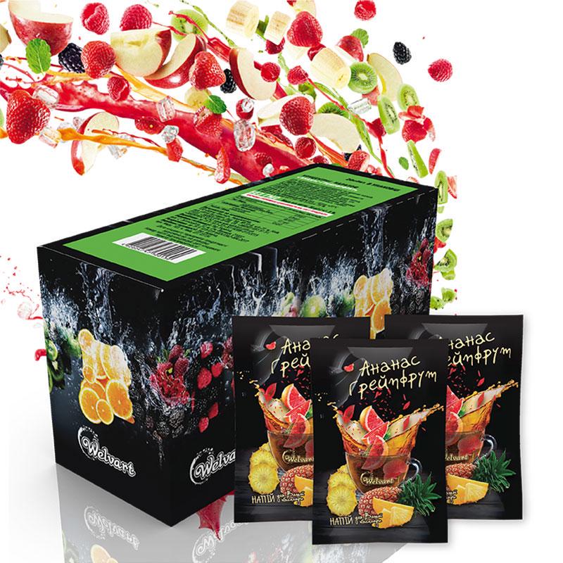 Чай Welvart Ананас/Грейпфрут концентрат напою 50 г (50606943260) - фото 2 Чай Welvart Ананас/Грейпфрут концентрат напою 50 г (50606943260) - фото 2