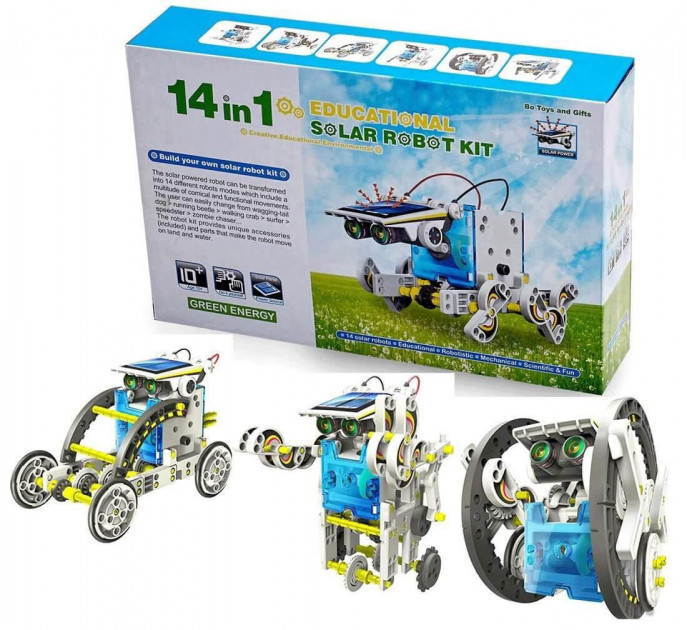 Робот-конструктор Solar Robot kit 14в1 - фото 2