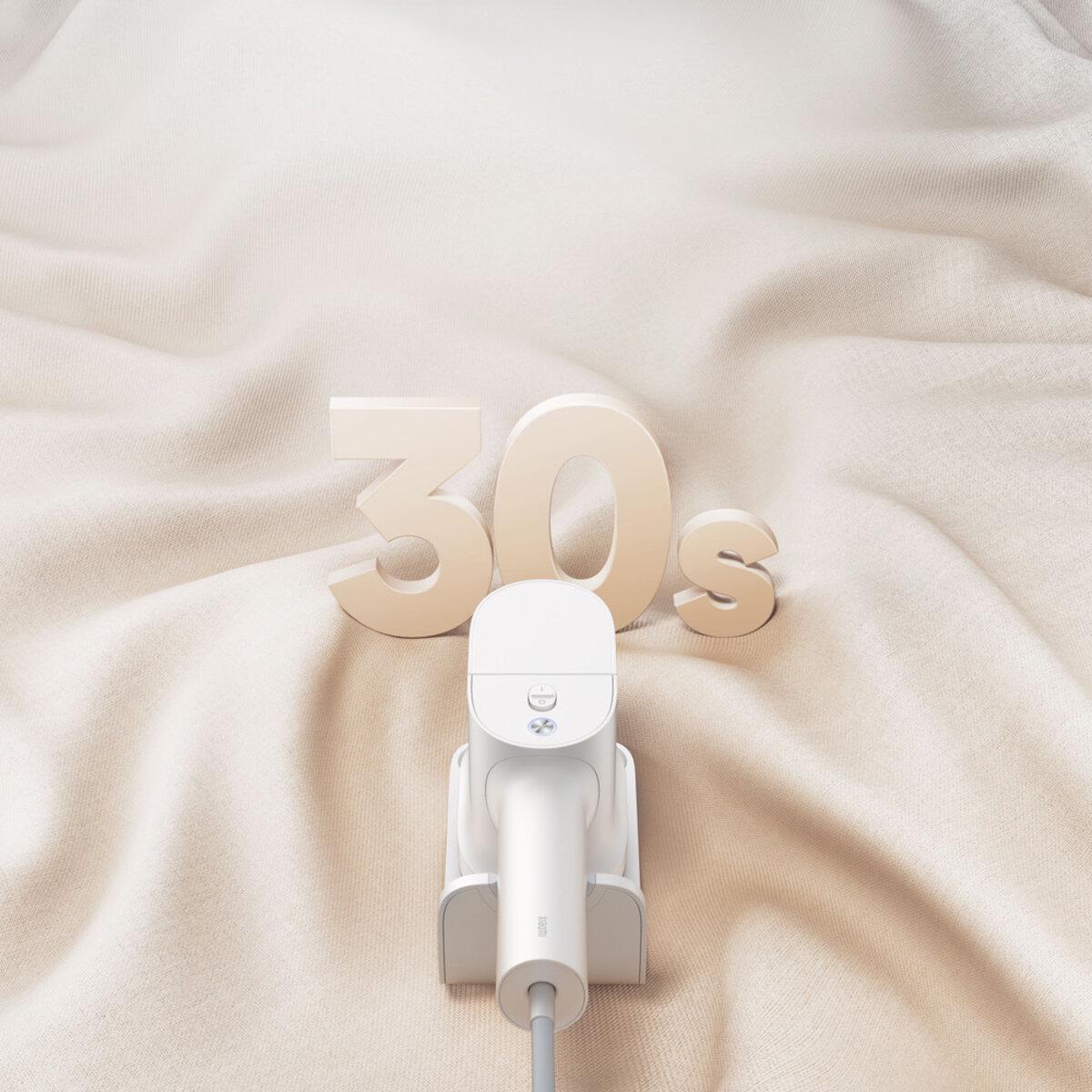 Отпариватель Mijia Handheld Steam Ironing Machine с переходником на EU розетку 150 мл 1200W White (B502CN) - фото 8 Отпариватель Mijia Handheld Steam Ironing Machine с переходником на EU розетку 150 мл 1200W White (B502CN) - фото 8