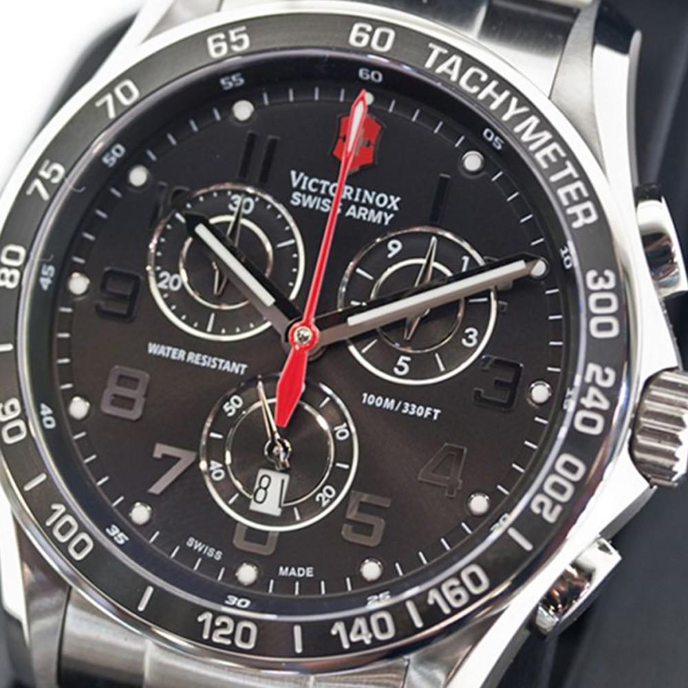 Наручний годинник чоловічий Victorinox Swiss Army Chrono Classic Xls кварцевий Silver (V241443) - фото 4 Наручний годинник чоловічий Victorinox Swiss Army Chrono Classic Xls кварцевий Silver (V241443) - фото 4