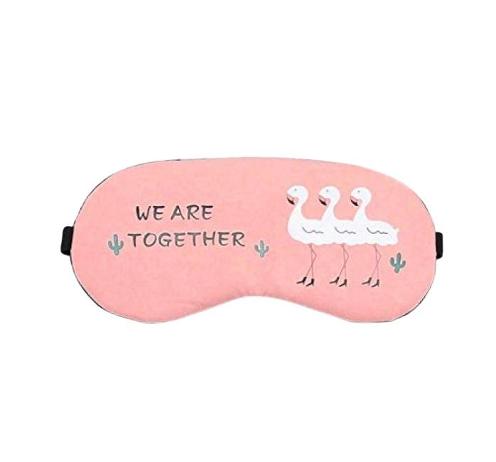 Маска для сну з охолоджуючим ефектом гелевою вставкою We are together 19х10 см Pink (123335) Маска для сну з охолоджуючим ефектом гелевою вставкою We are together 19х10 см Pink (123335)