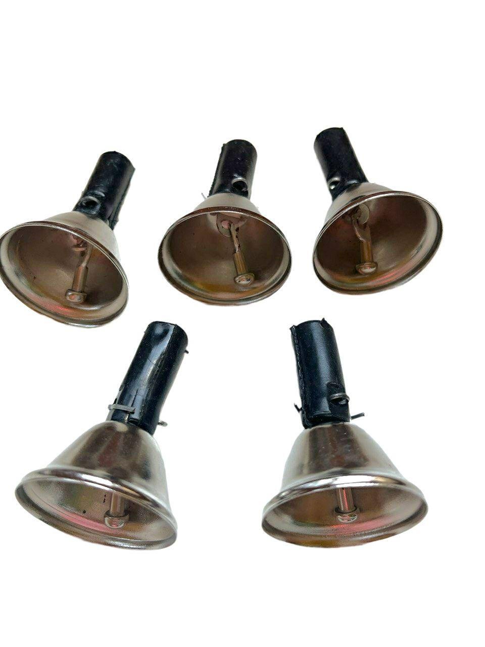 Колокольчик стальной с резинкой 6х4 см 5 шт. (1676257187) - фото 2