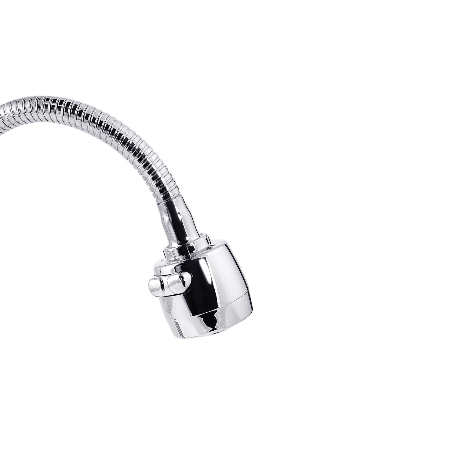 Змішувач для кухні KRONER Odra CV021194 з гнучким виливом Хром (147635) - фото 4