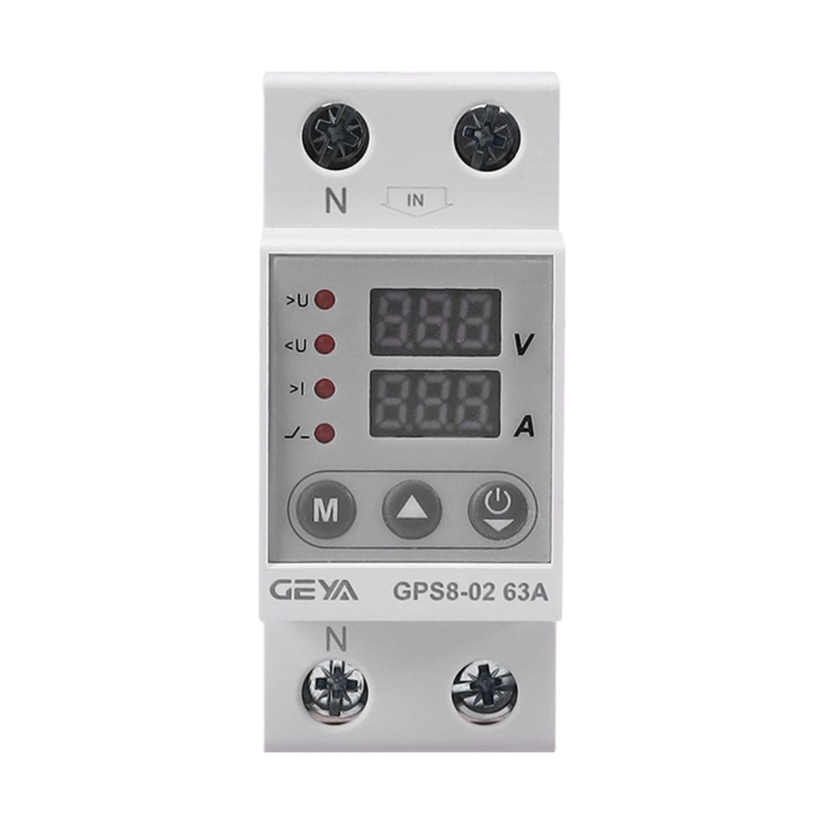 Реле напряжения GEYA GPS8-02 63A