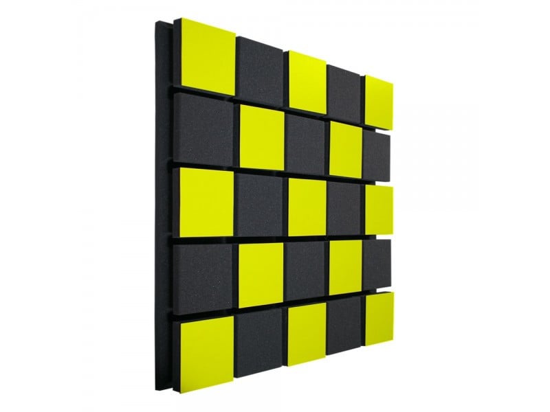 Акустическая панель Ecosound Tetras Acoustic Wood 33 мм 50х50 см Yellow/Black