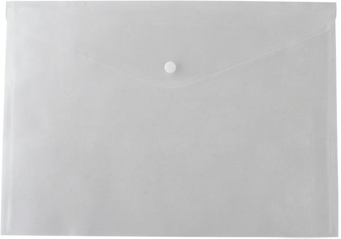 Папка-конверт Buromax на кнопке A4 полипропилен Прозрачный (BM.3926-00)