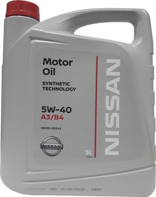 Мастило моторне Nissan Motor Oil 5W-40 5 л • Краща ціна в Києві ...