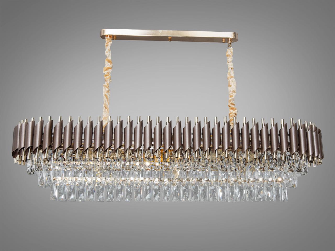 Люстра хрустальная для гостиной 9001-1200x350CF+SGD (2437596032)