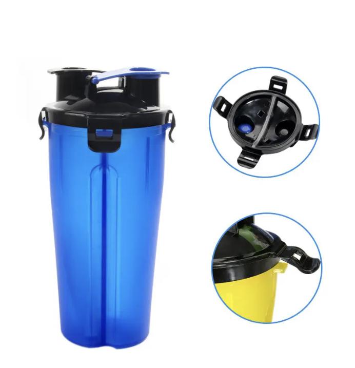 Бутылка для корма и воды 2в1 переносная для собак Желтый (1M1122) - фото 3 Бутылка для корма и воды 2в1 переносная для собак Желтый (1M1122) - фото 3