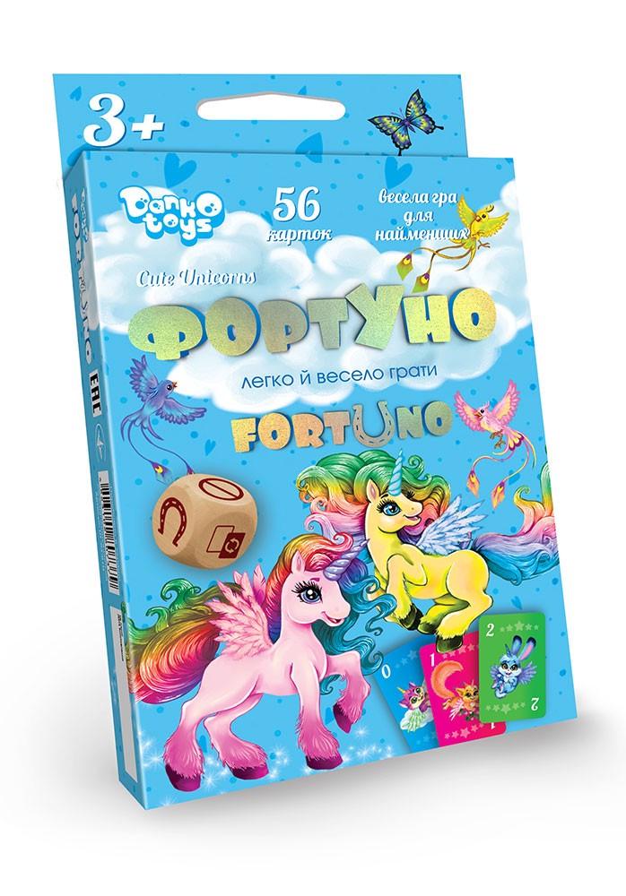Настільна гра Danko Toys Фортуно Cute Unicorns (UF-04-01U)