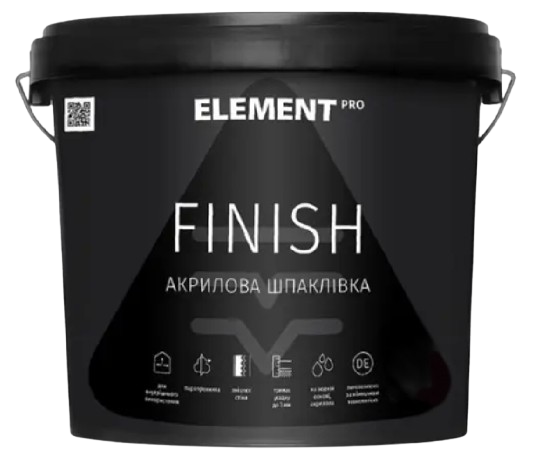 Шпаклівка фінішна акрилова Element PRO FINISH 3,5 кг (1470594499)