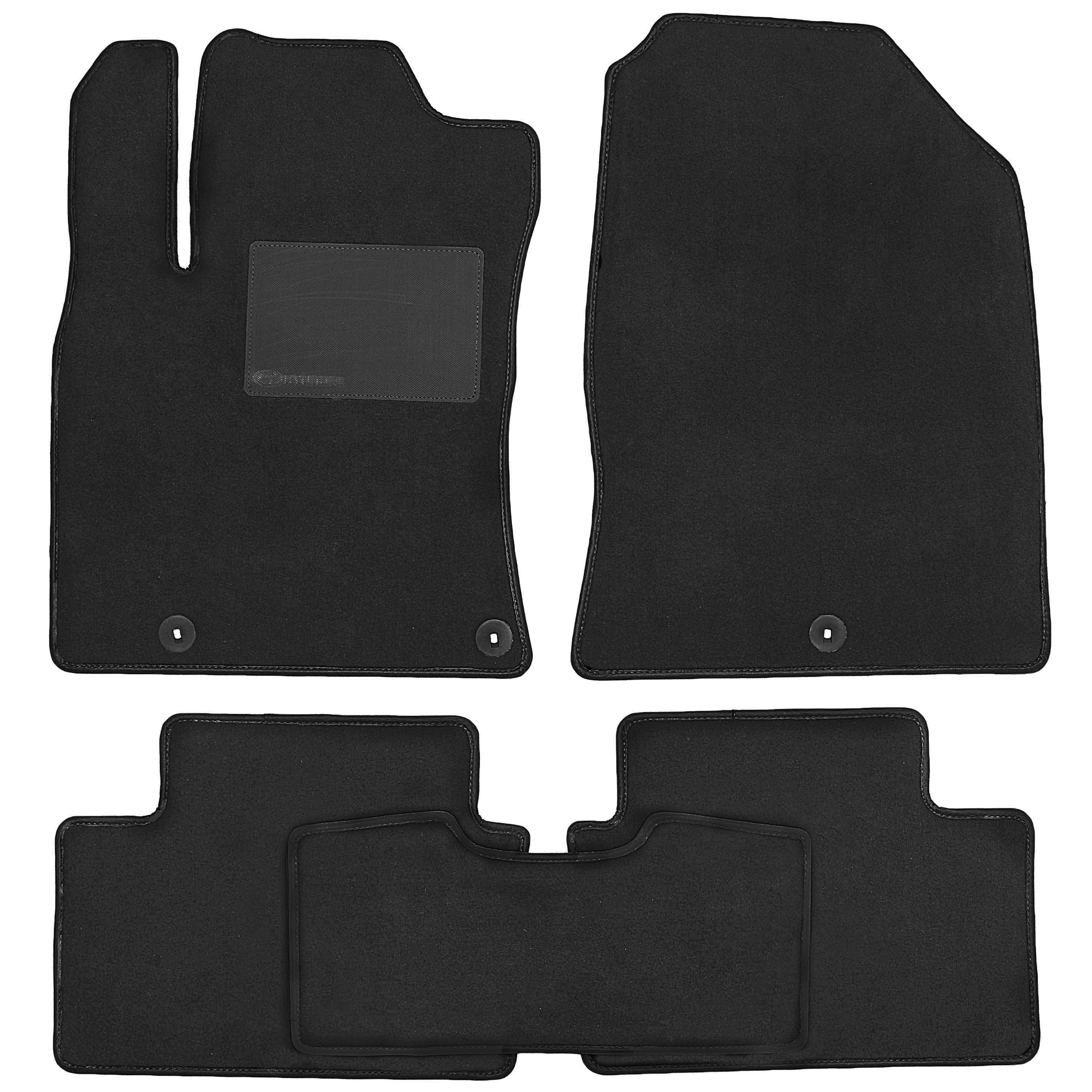 Коврики Optimal в салон для Opel Astra F 1991/1998 текстильные Черный