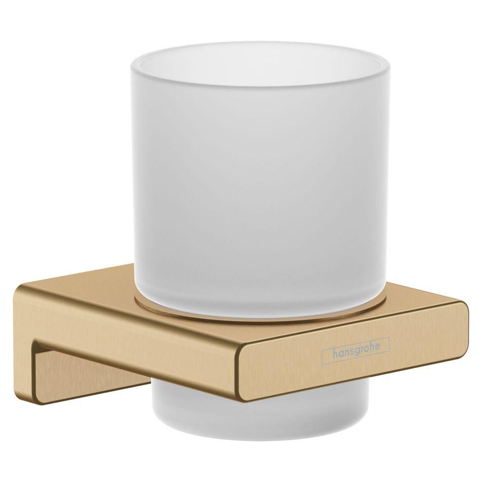 Стакан подвесной Hansgrohe AddStoris Brushed Bronze (41749140)