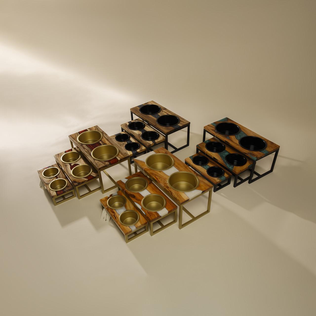 Кормушка для кошек EPOXY WOOD L Ocean (2467079550) - фото 10 Кормушка для кошек EPOXY WOOD L Ocean (2467079550) - фото 10