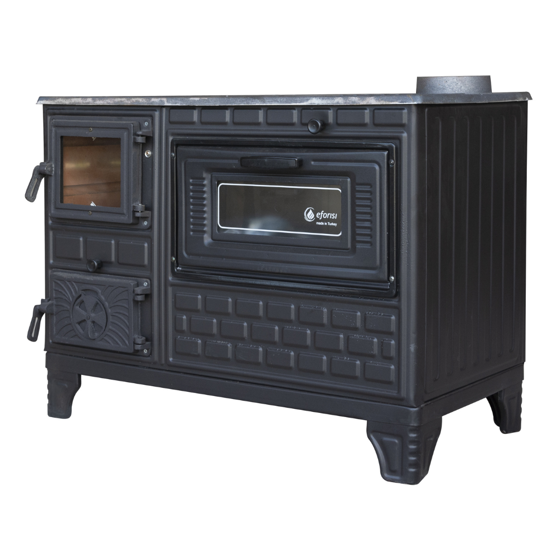 Печь чугунная кухонная Eforisi EFS-11 с варочной поверхностью и духовкой 8,6 кВт (33087496)