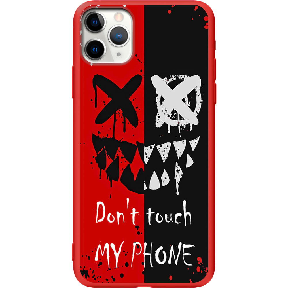 Чехол BoxFace iPhone 11 Pro Bad Smile Красный силикон (38189-up2468-43044)