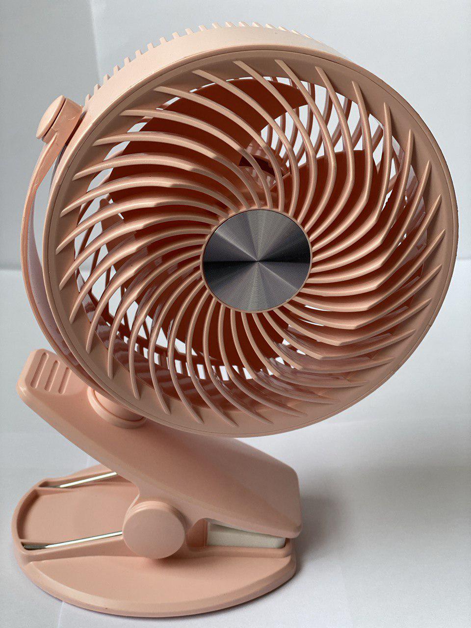 Мини-вентилятор YASE YS-2260 настольный от USB Розовый (26f39879)