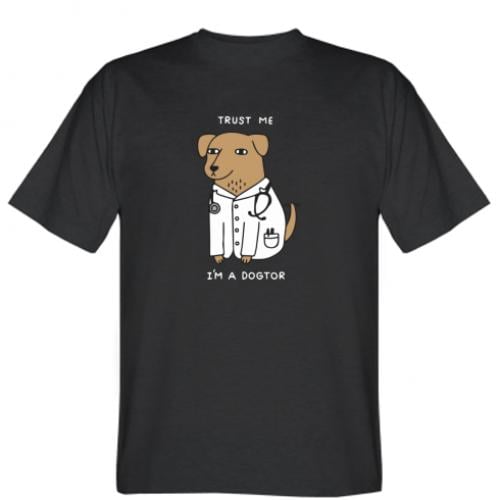 Футболка мужская Trust Me I'm a Doctor XS Черный (15782629-2-194113-XS)