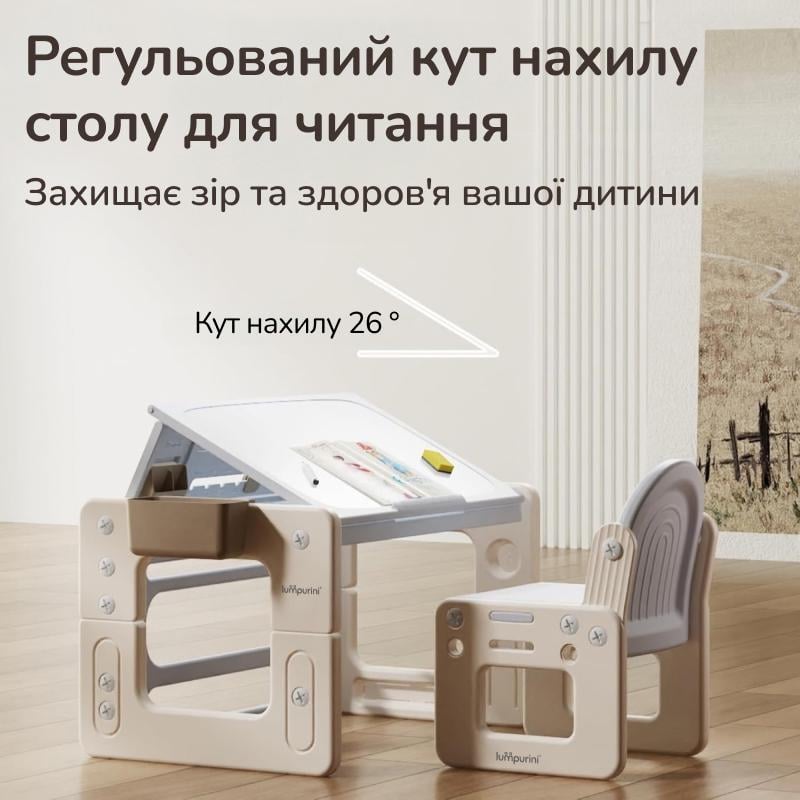 Детский стол-трансформер Lumpurini Artemisio с мольбертом/органайзер для мелких предметов (SQSJZY02) - фото 10 Детский стол-трансформер Lumpurini Artemisio с мольбертом/органайзер для мелких предметов (SQSJZY02) - фото 10