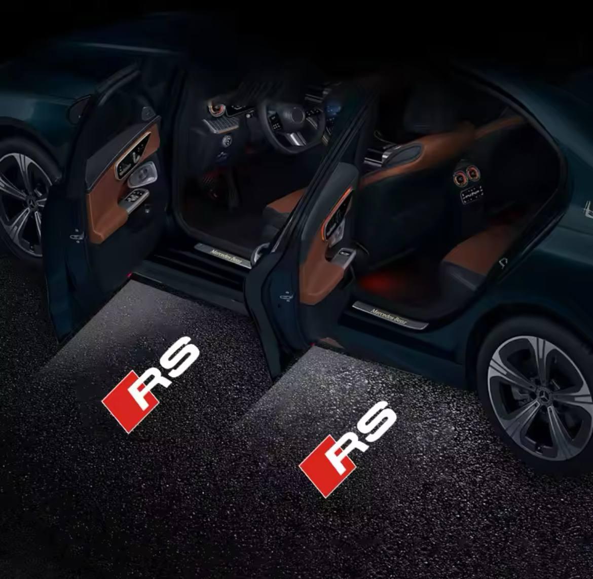 Проекція дверей штатна Audi з логотипом RS лазерна 2 шт. (2541787145) - фото 2 Проекція дверей штатна Audi з логотипом RS лазерна 2 шт. (2541787145) - фото 2