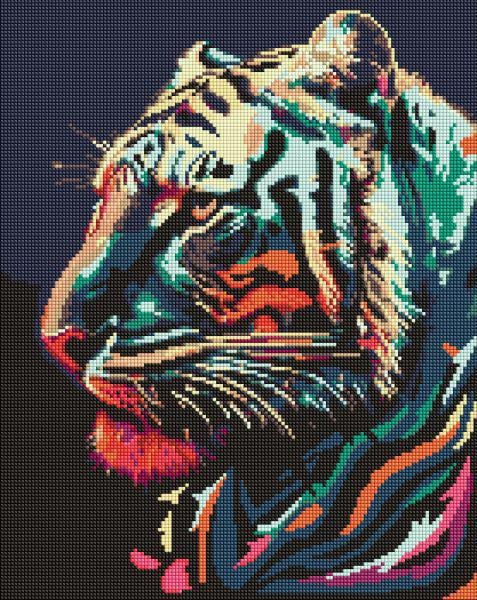 Алмазная мозаика Идейка Хищный красавец 40x50 см (AMO7776)