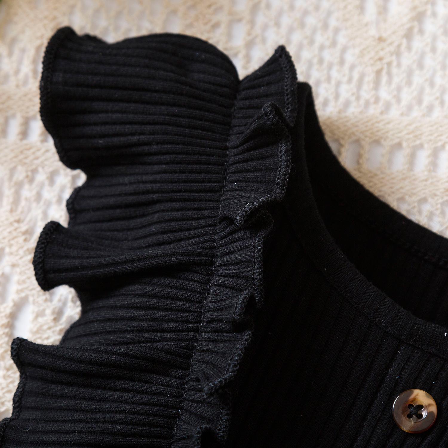 Сукня святкова дитяча KatyKids Євгенія пишною спідницею в горох 110 см Чорний з бежевим (11056360600) - фото 5