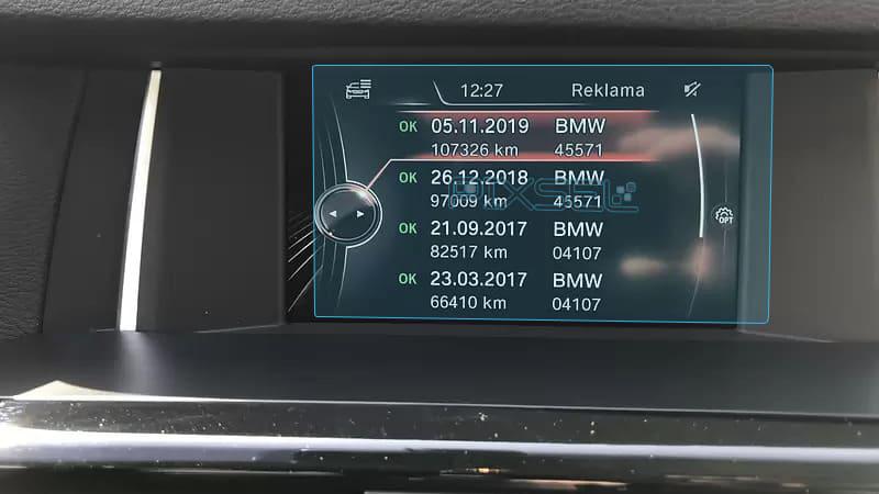 Защитное стекло Pixsel гибридное матовое на монитор BMW X3-6,5" 2010-2014 F25