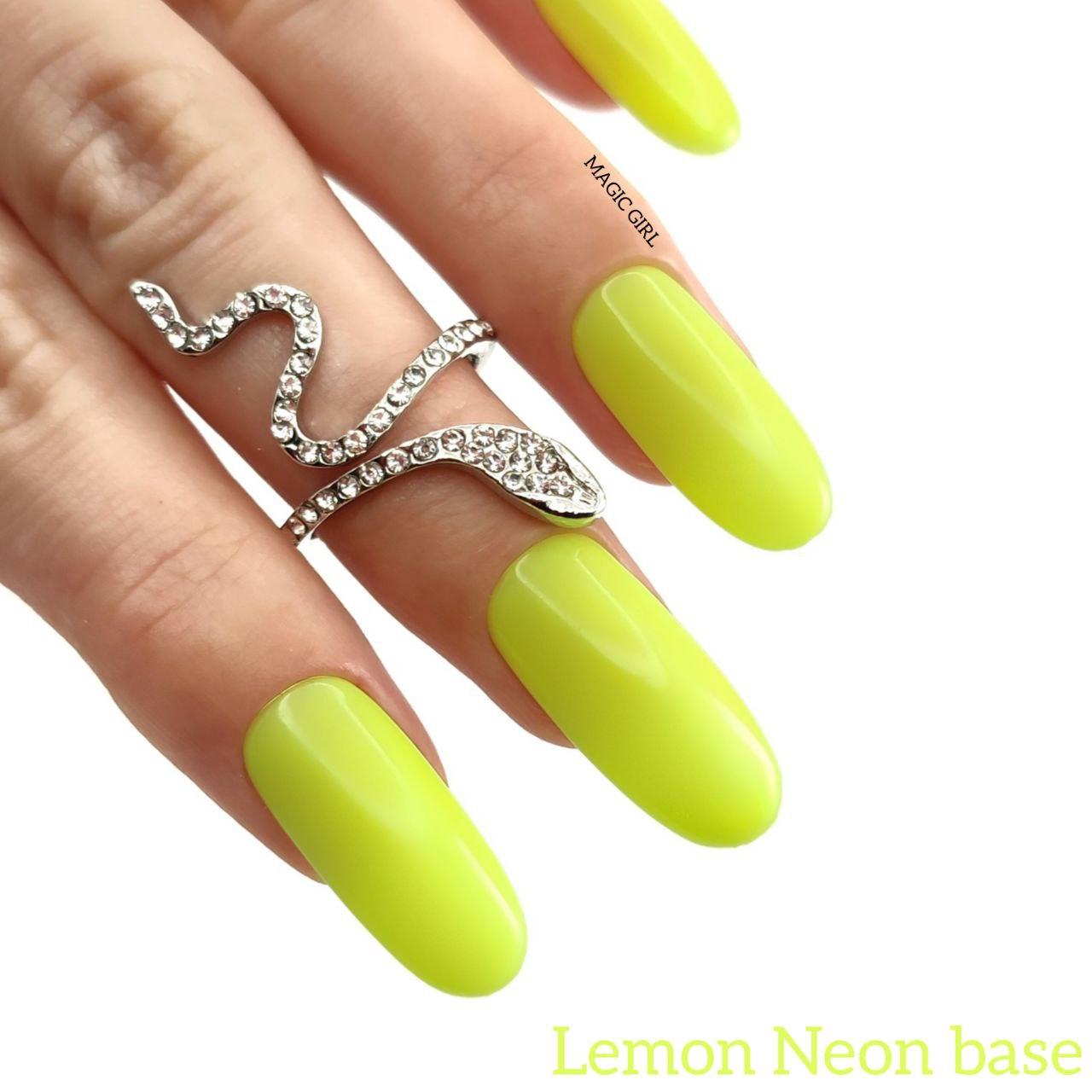 База для гель-лаку Magic Girl Lemon Neon Base 5 мл Салатовий (A2935250667) - фото 2